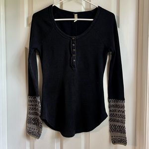 Free People Thermal - Black